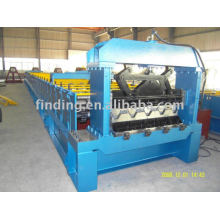 Floor decking sheet roll forming machine